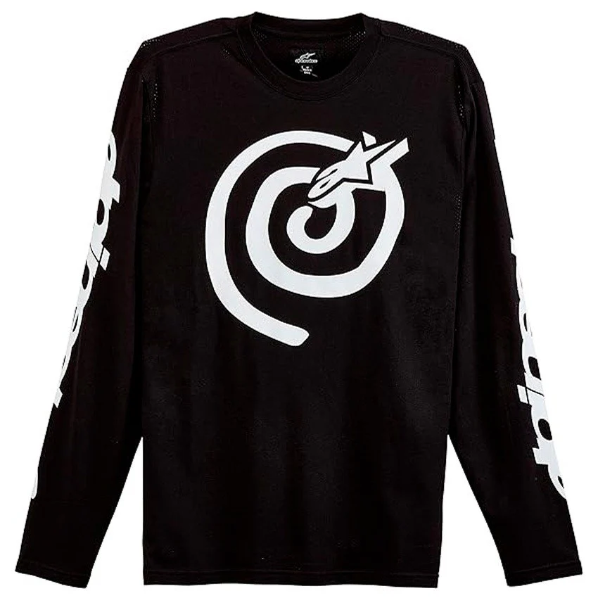 CAMISETA ALPINESTARS TWISTED MANTRA NEGRO