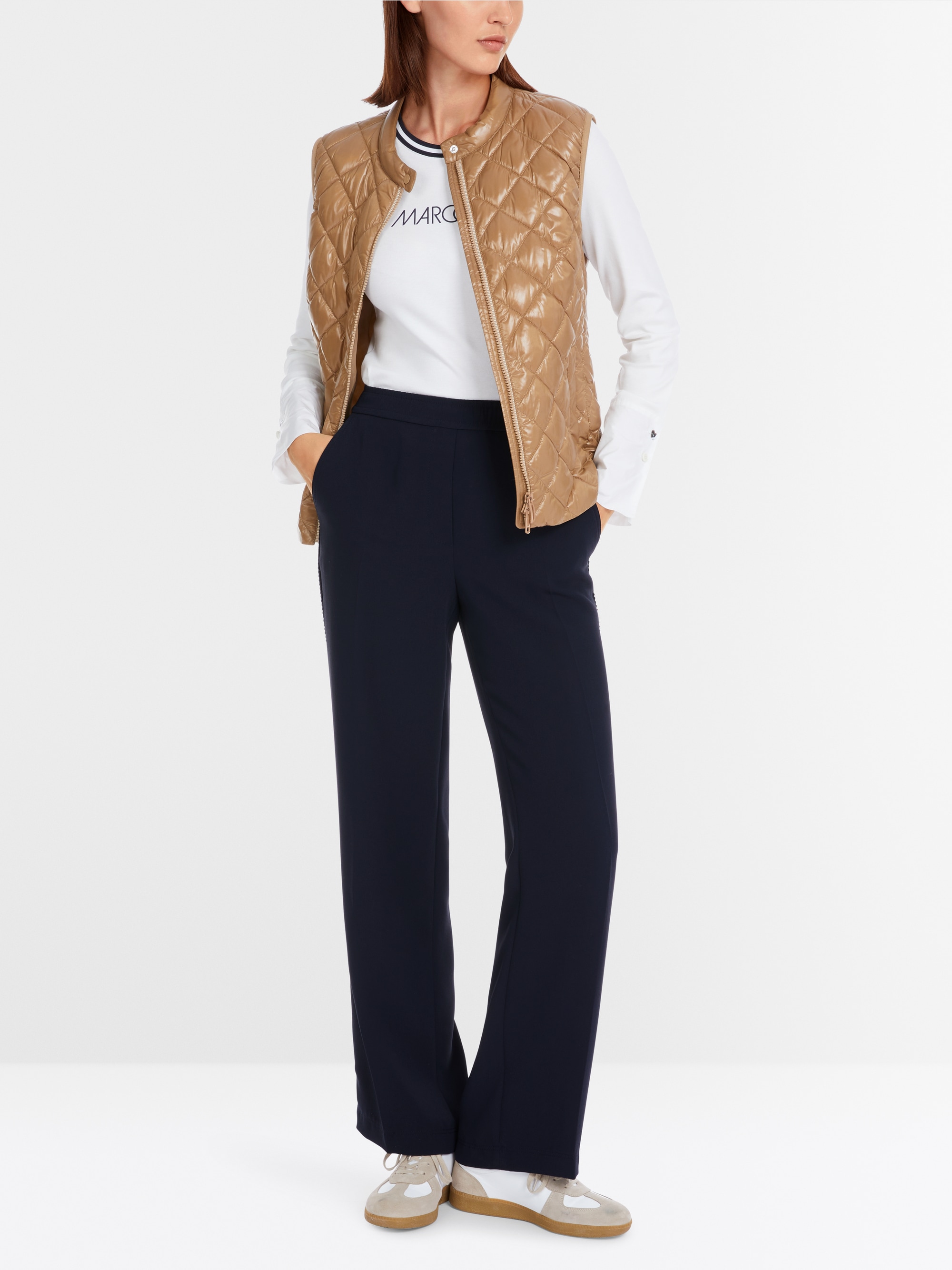 Marc-Cain Solid pull-on trousers – WASHINGTON