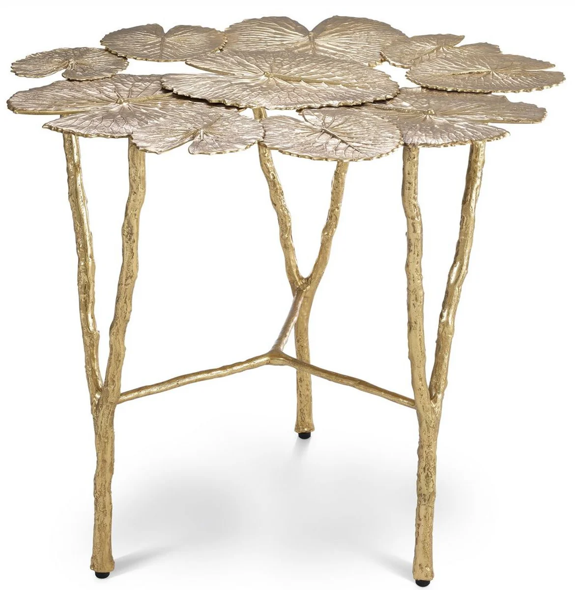 Casa Padrino mesa auxiliar de lat¨®n de dise?o oro ? 57,5 ??x A. 51,5 cm - Muebles de Sal¨®n - Muebles de Hotel - Calidad de Lujo