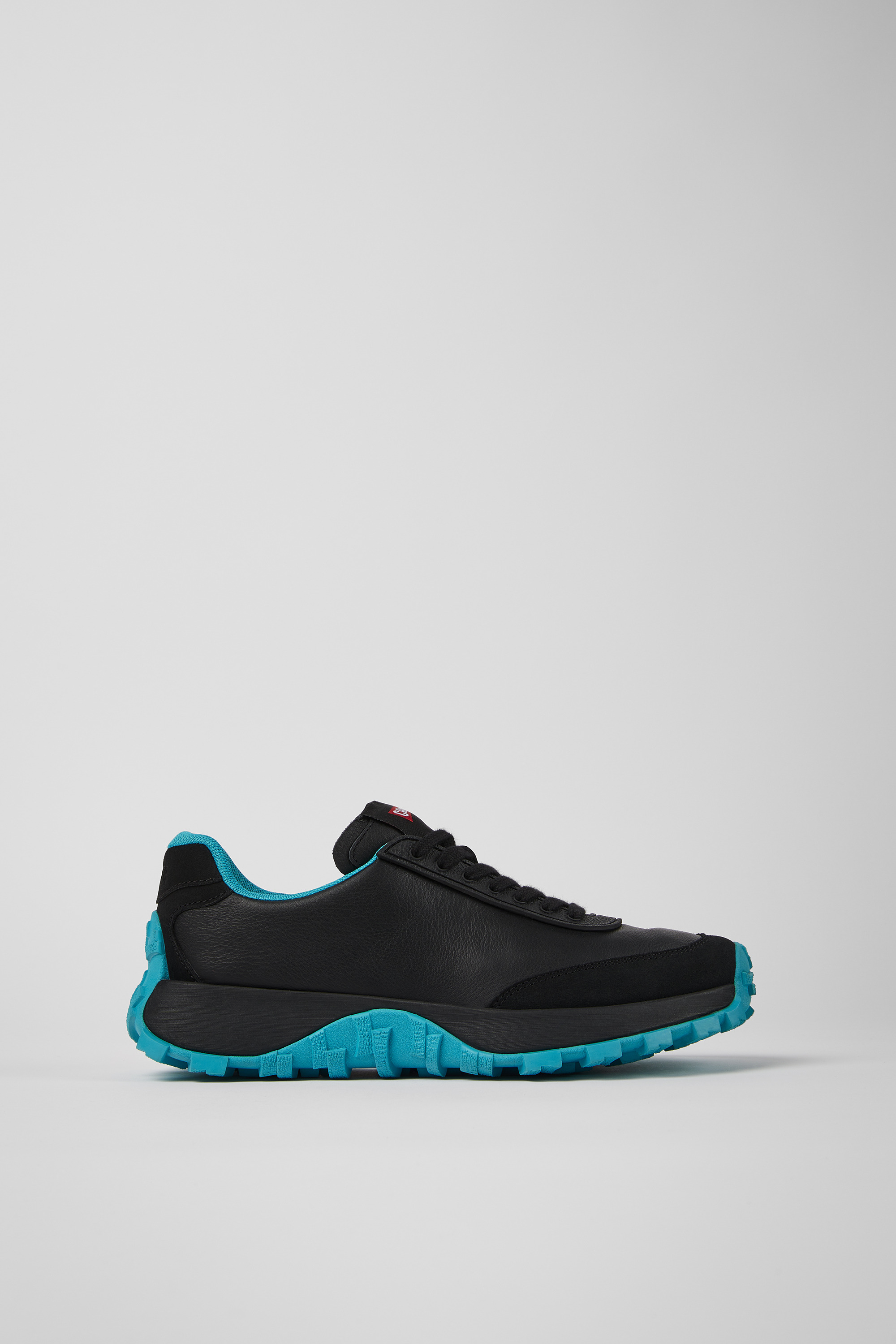 Drift Trail VIBRAM - Black leather and nubuck sneakers for women