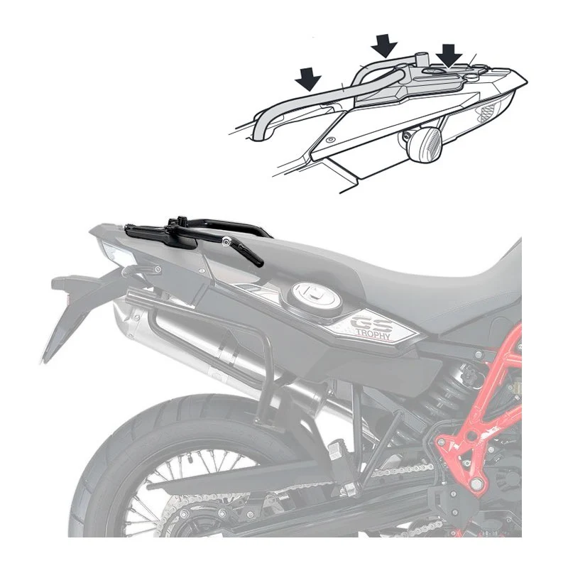 ANCLAJE LATERAL SHAD W0FG88IF 3P SYSTEM - BMW F650 GS/F700 GS/F8