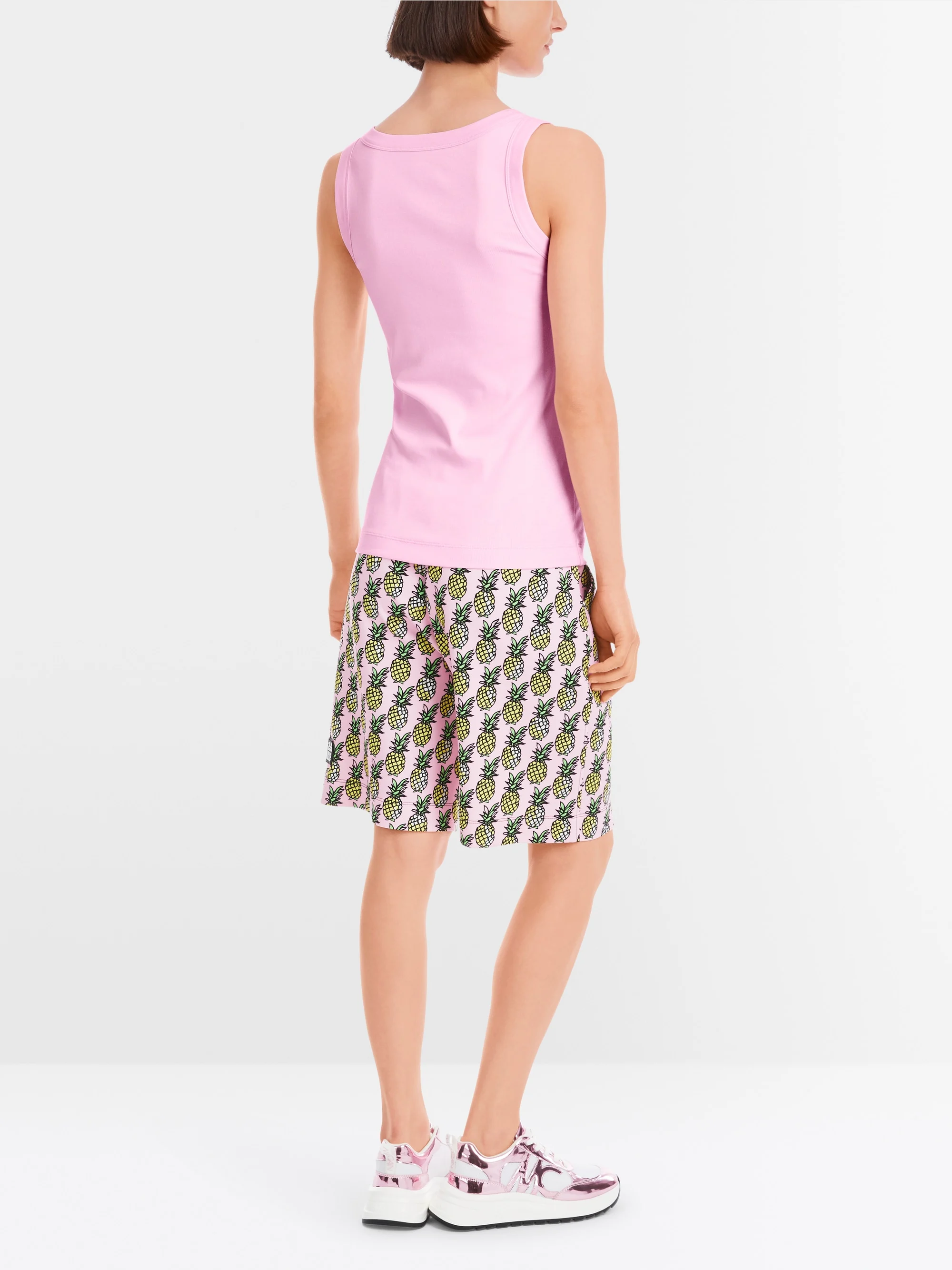 Marc-Cain Sleeveless top in cotton rib