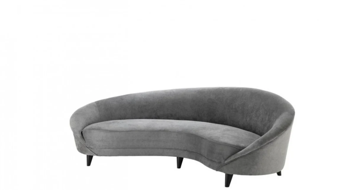 Casa Padrino luxury sofa light grey bent - Luxury Hotel Furniture