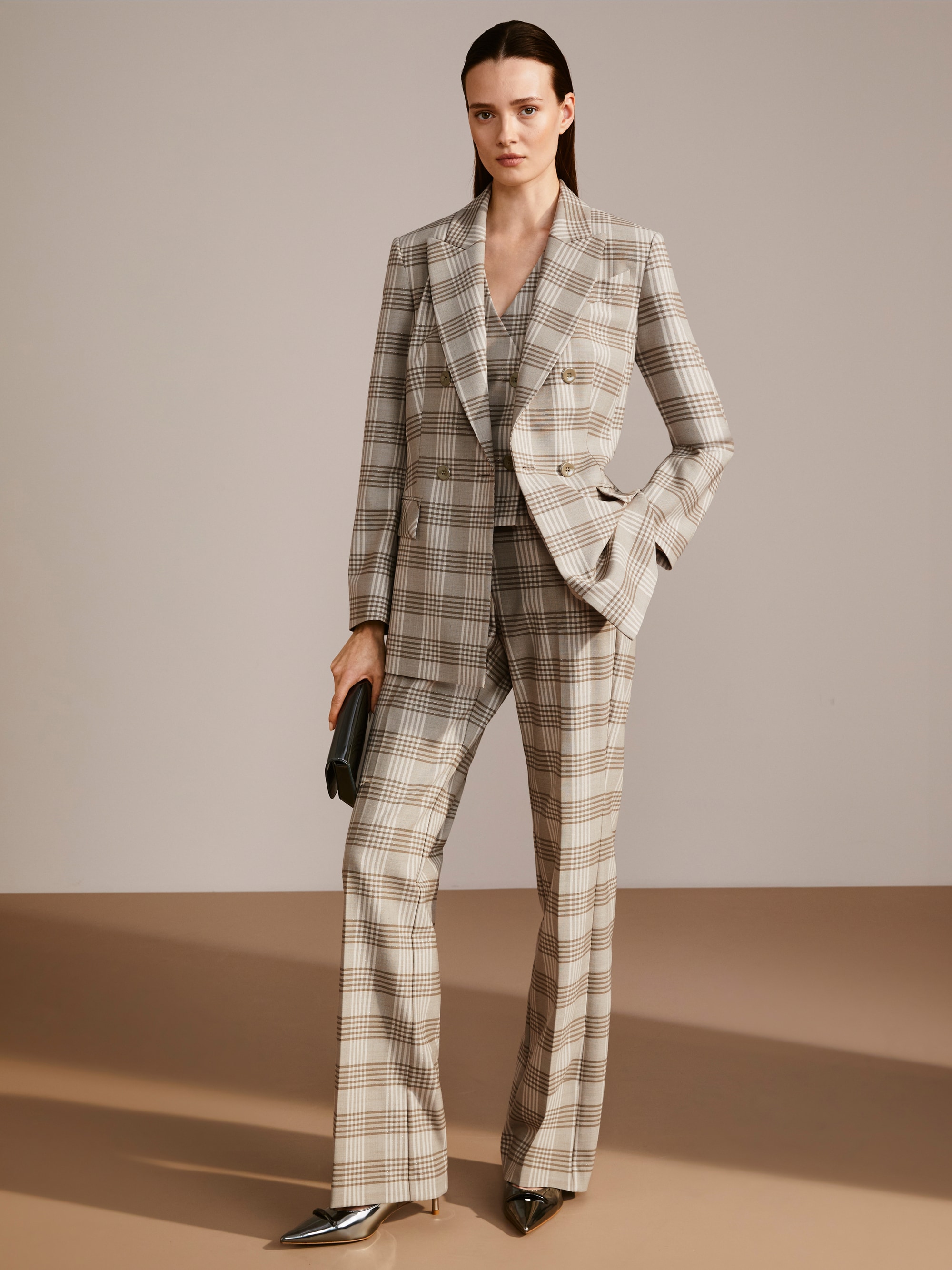 Marc-Cain FAID trousers in check design