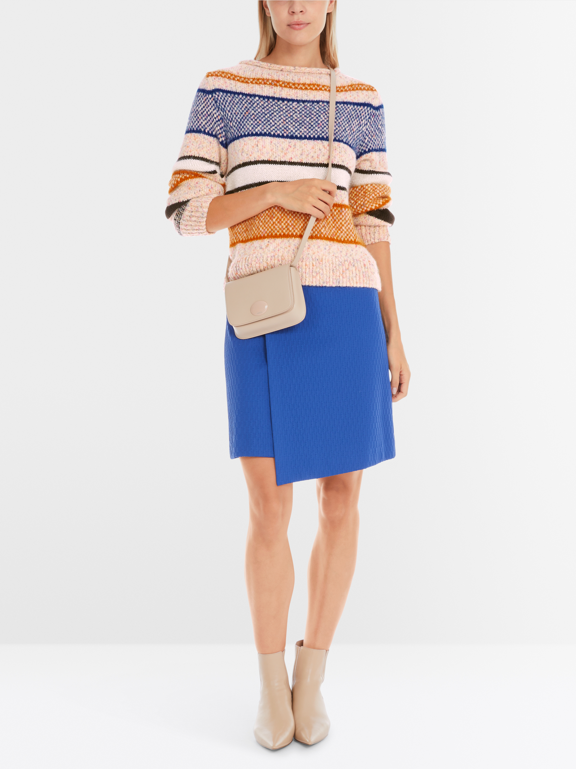 Marc-Cain Striped sweater: knitted in Germany