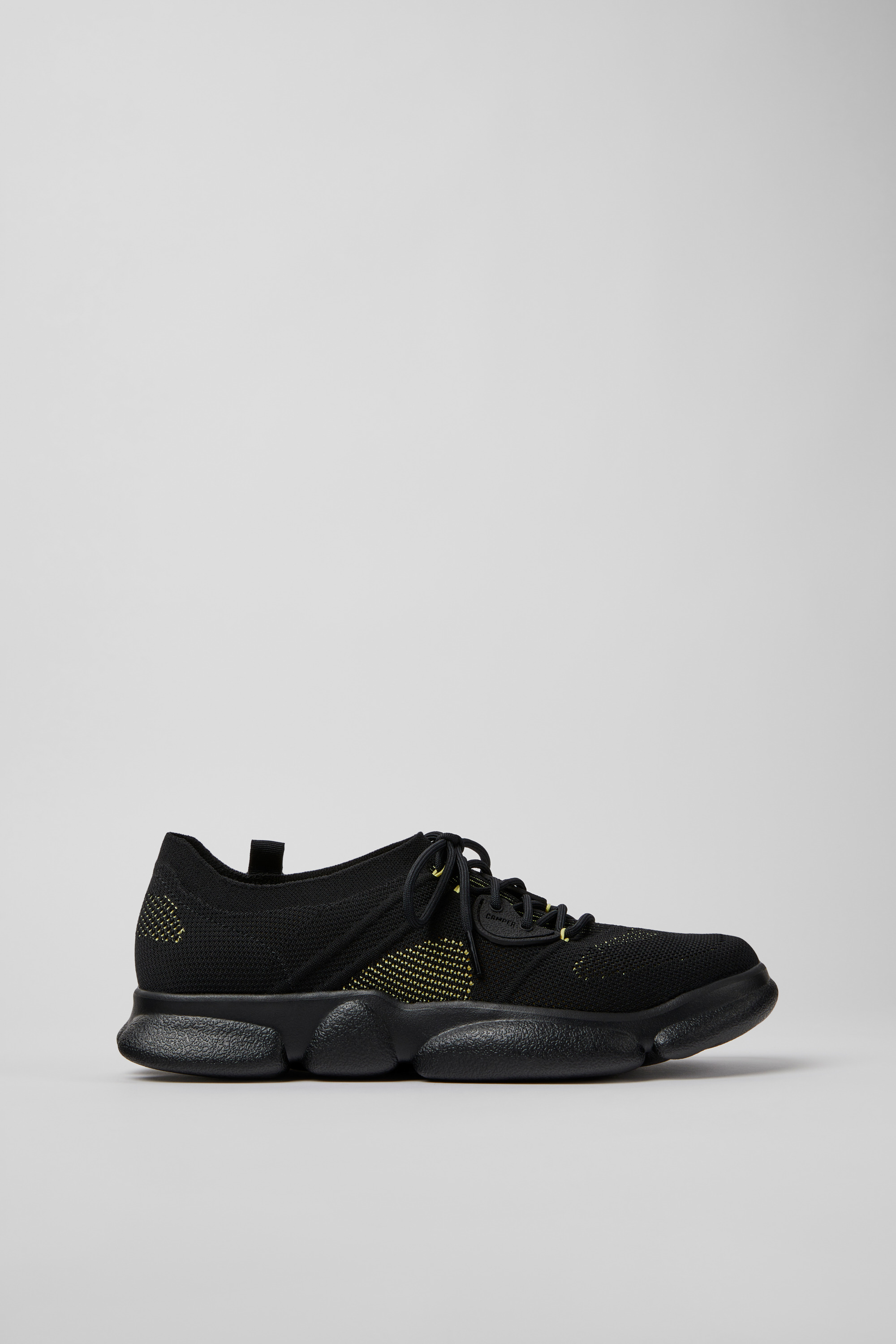 Karst - Black textile sneakers for men