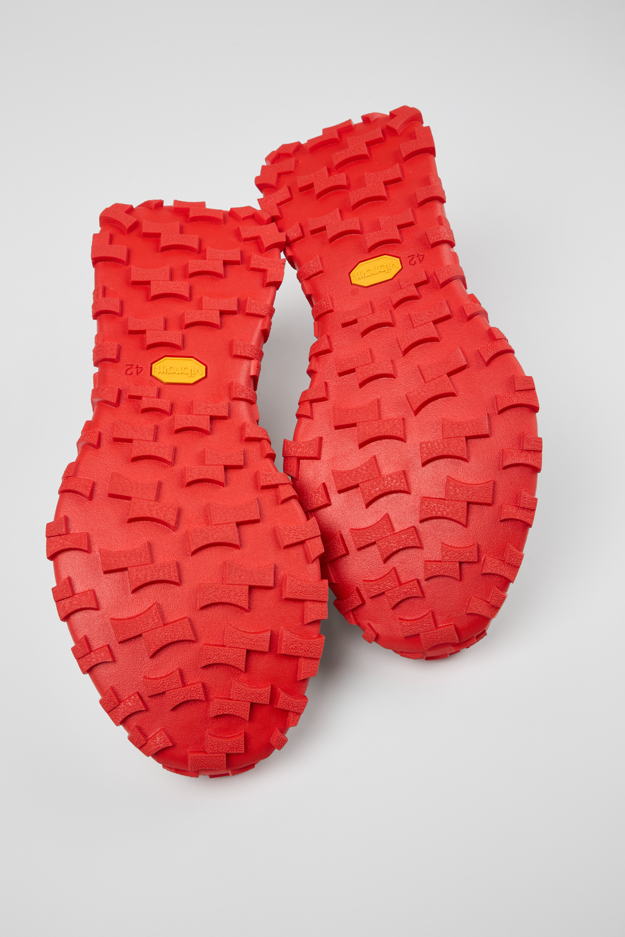 Drift Trail VIBRAM - White recycled PET and nubuck sneakers for men