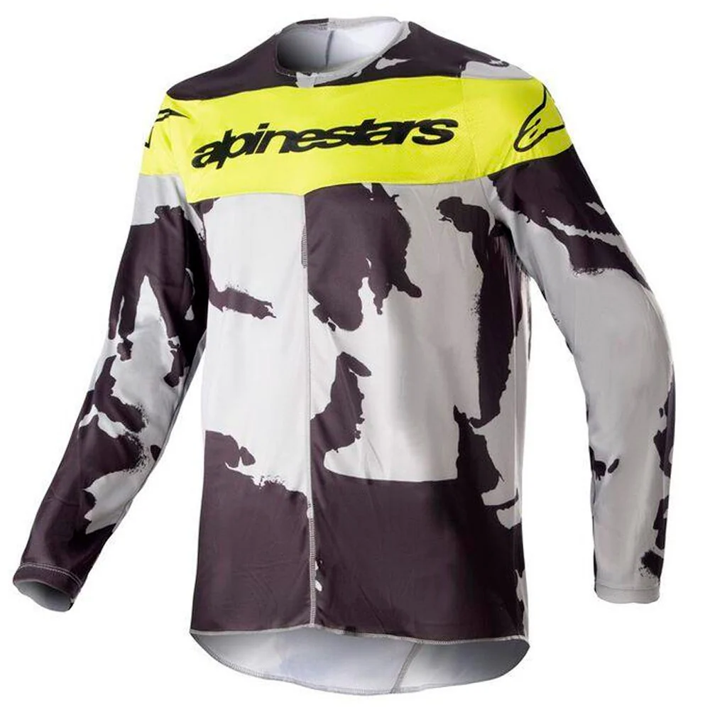 CAMISETA ALPINESTARS RACER TACTICAL 23 - GRIS / AMARILLO