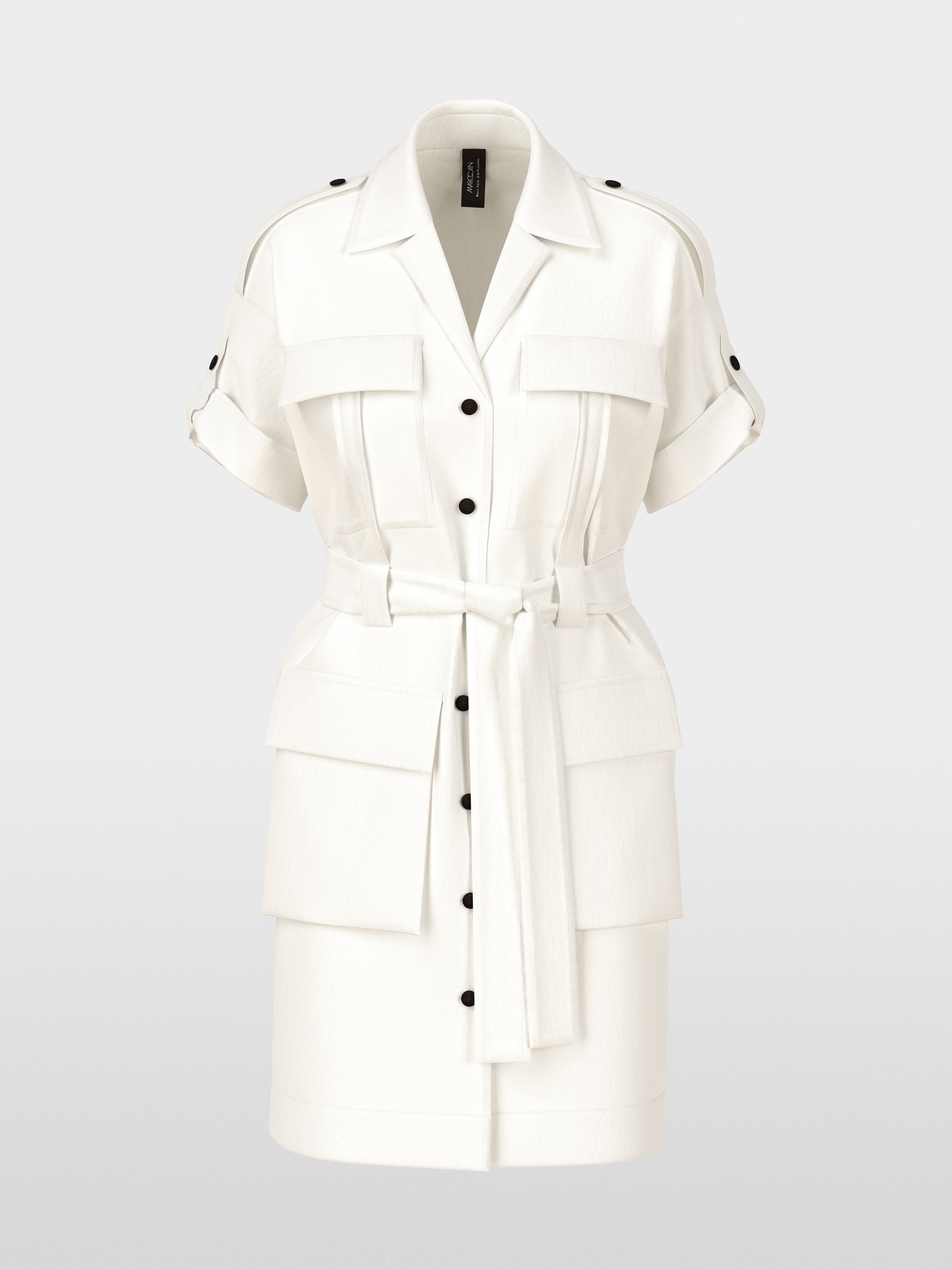 Marc-Cain Utility-style plain shirt dress