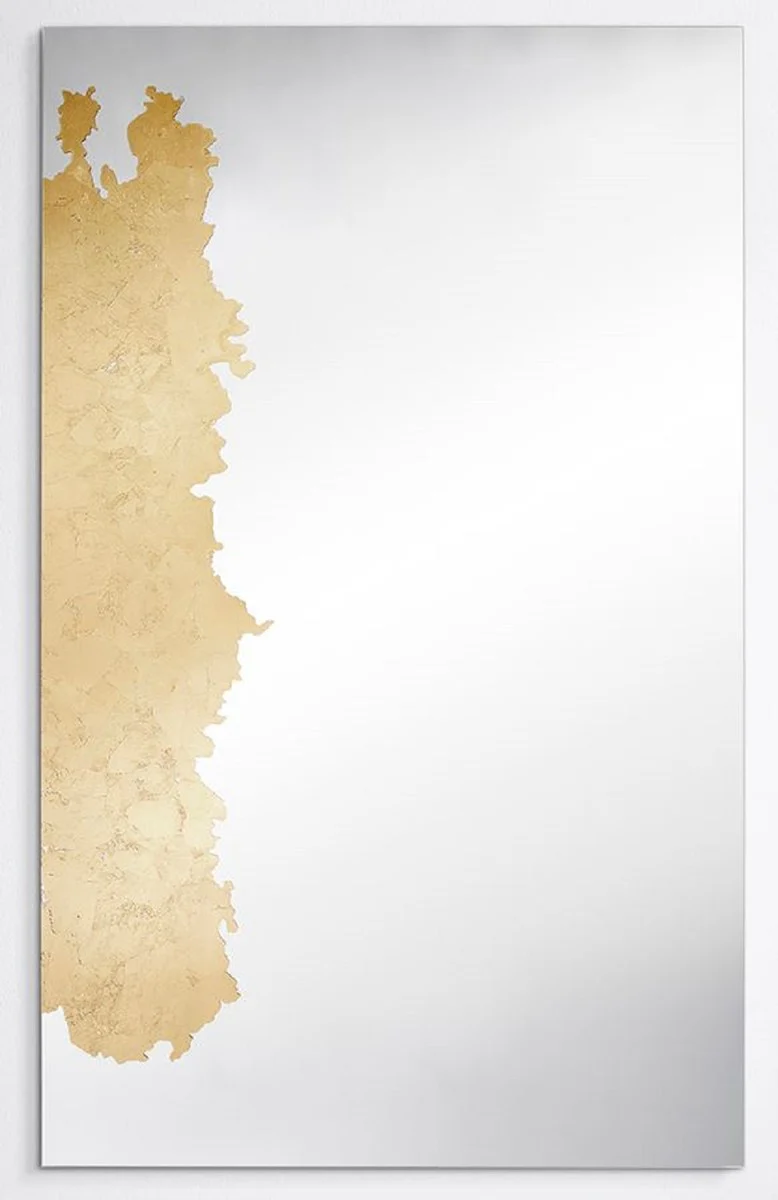 Casa Padrino espejo de pared de lujo oro 80 x 2,5 x A. 130 cm - Espejo de sal¨®n rectangular - Espejo de dormitorio - Espejo de armario - Muebles de lujo - Interior de lujo - Calidad de lujo