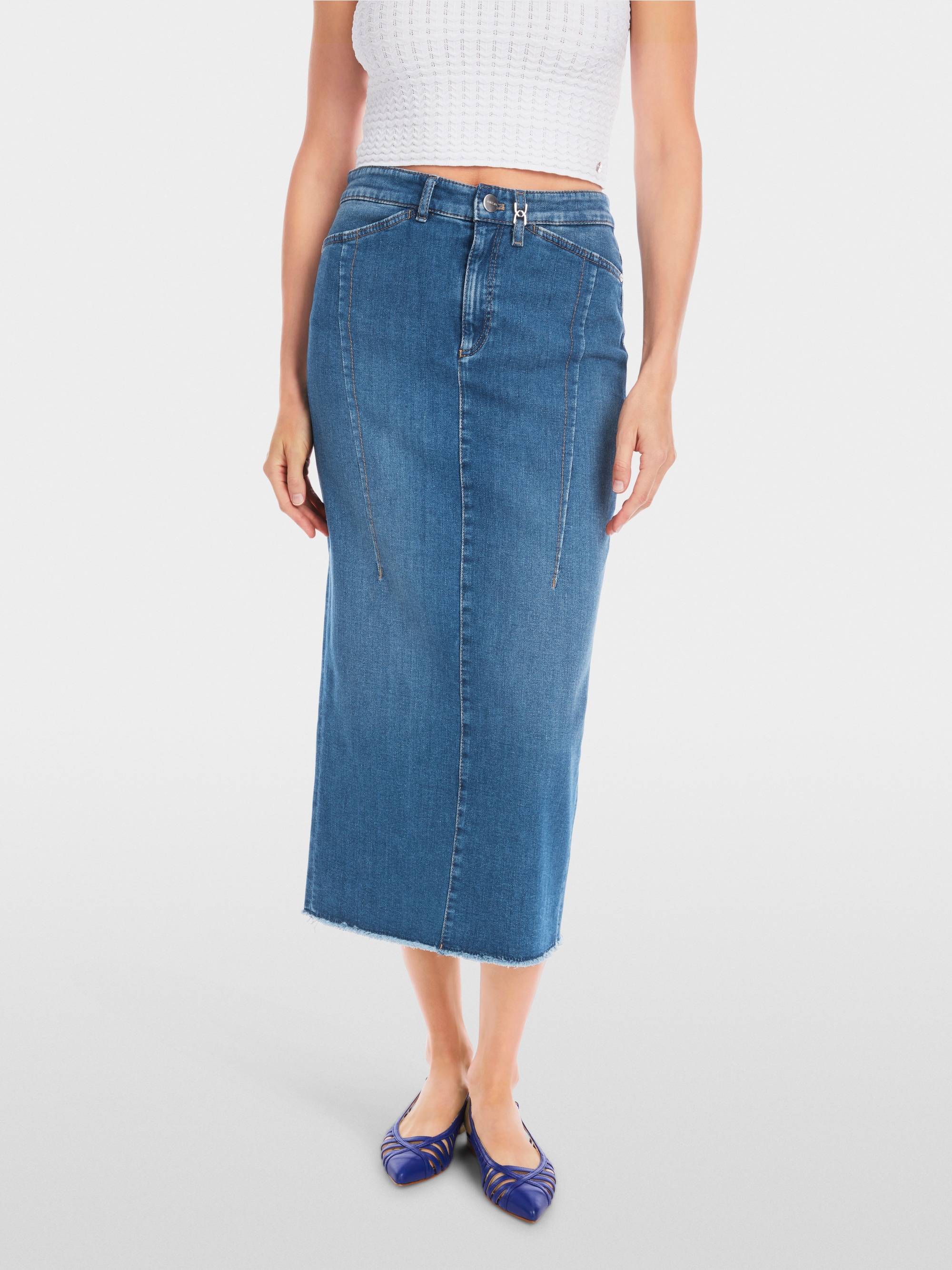 Marc-Cain Rethink Together denim skirt
