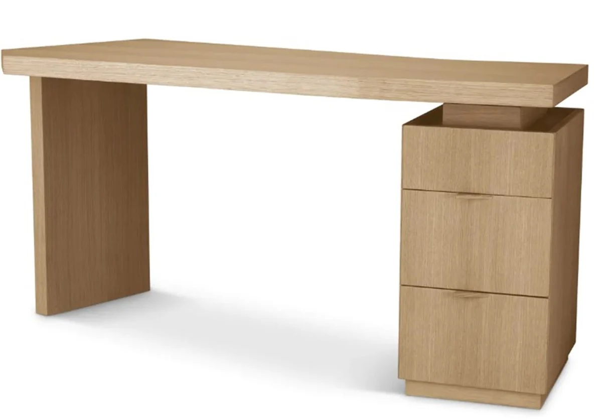 Casa Padrino luxury desk Solid Black England - English desk - antique style - Empire Art Nouveau Baroque colonial