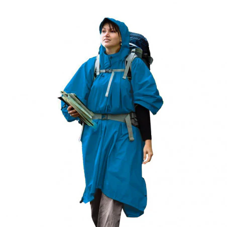 Sea to Summit Nylon Tarp azul - Poncho impermeable de lluvia