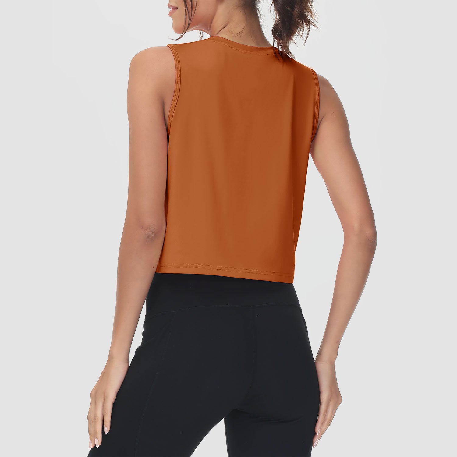 Crop Tops for Women Athletic Running Workout UPF 50+ Cropped Tank Tops