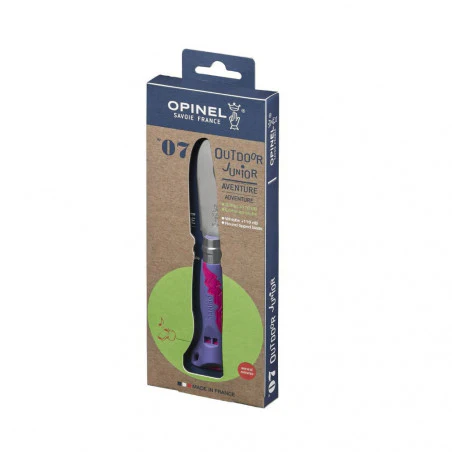 Opinel Nº7 Outdoor Púrpura – Navajas para niños Opinel Junior