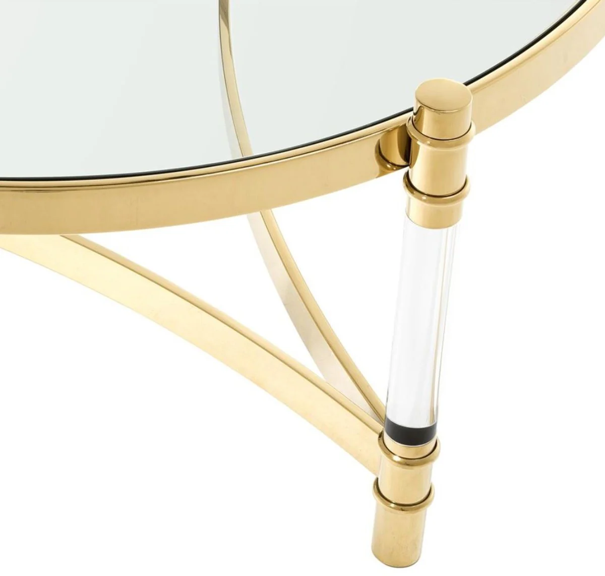 Casa Padrino mesa de centro oro ? 104 x H. 43 cm - Muebles de Sal¨®n de Lujo