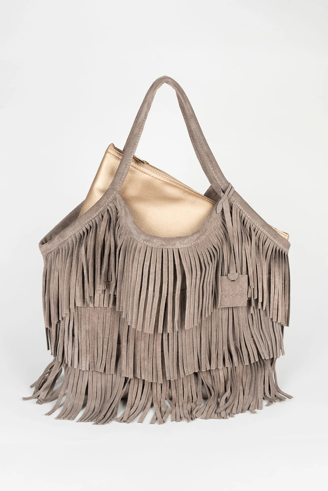 Rivera-spain Bolso Ganache topo con flecos