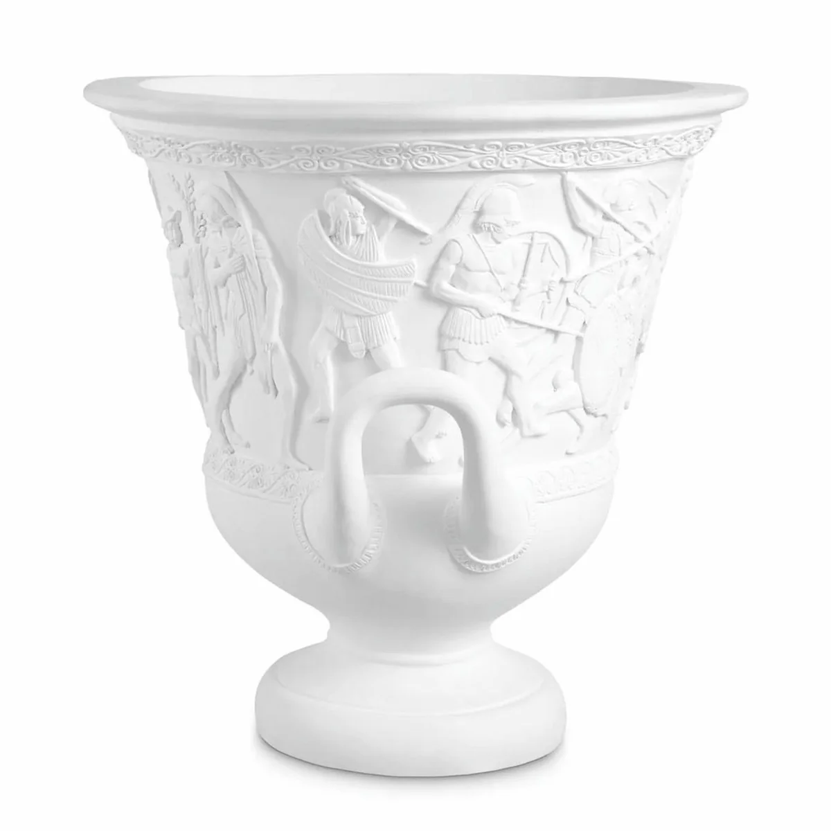 Casa Padrino maceta barroco de lujo blanco ? 60 x A. 60 cm - Decoraci¨®n de estilo barroco