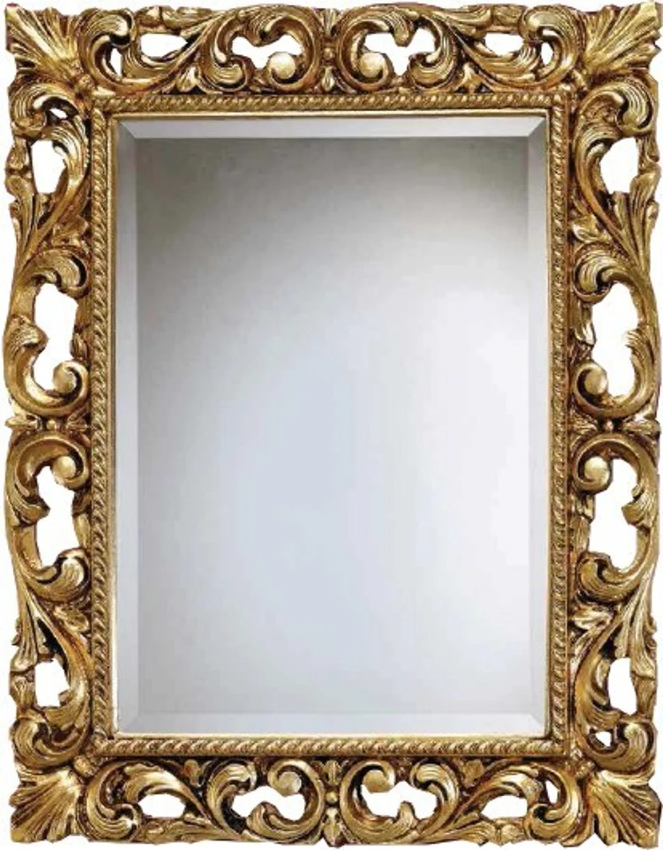 Casa Padrino Baroque Wall Mirror Gold H 95 cm, W 75 cm - Edel & Sumptuously