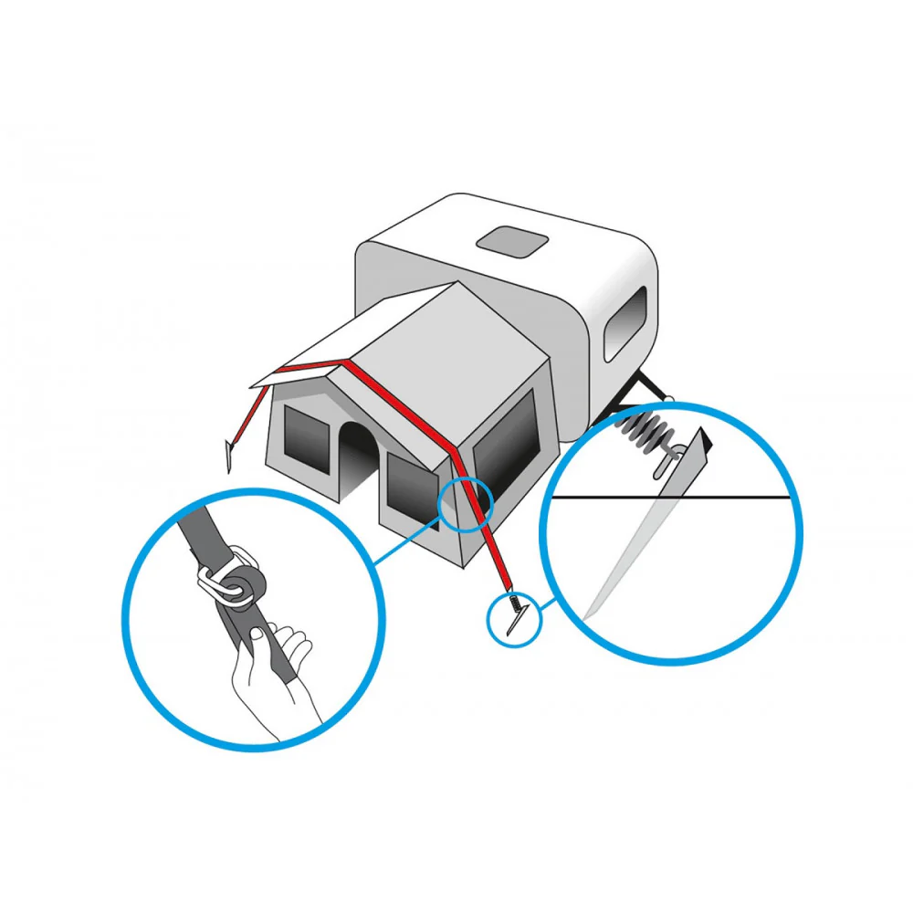 BRUNNER Cincha Tensora Antitormenta negra