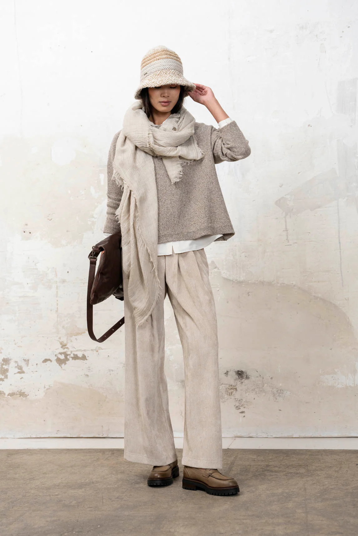 Rivera-spain Sombrero Malva camel