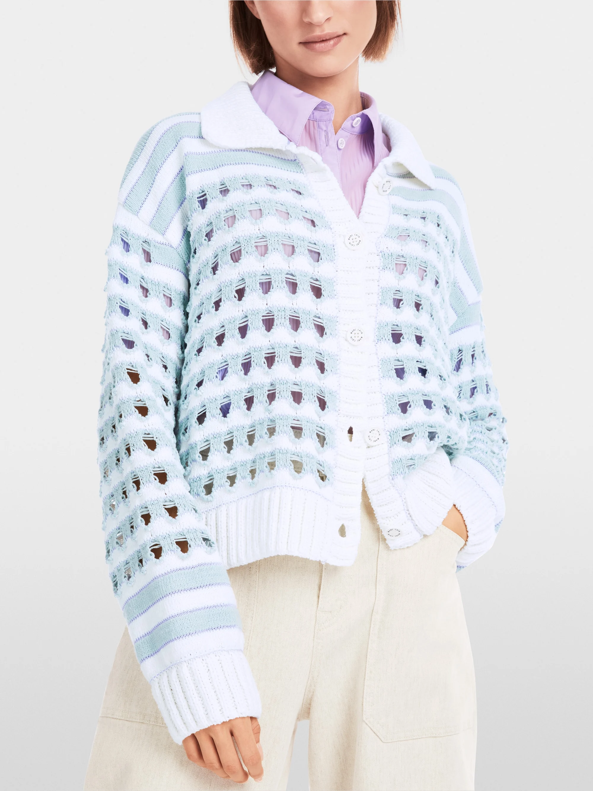 Marc-Cain Knitted in Germany ajour cardigan