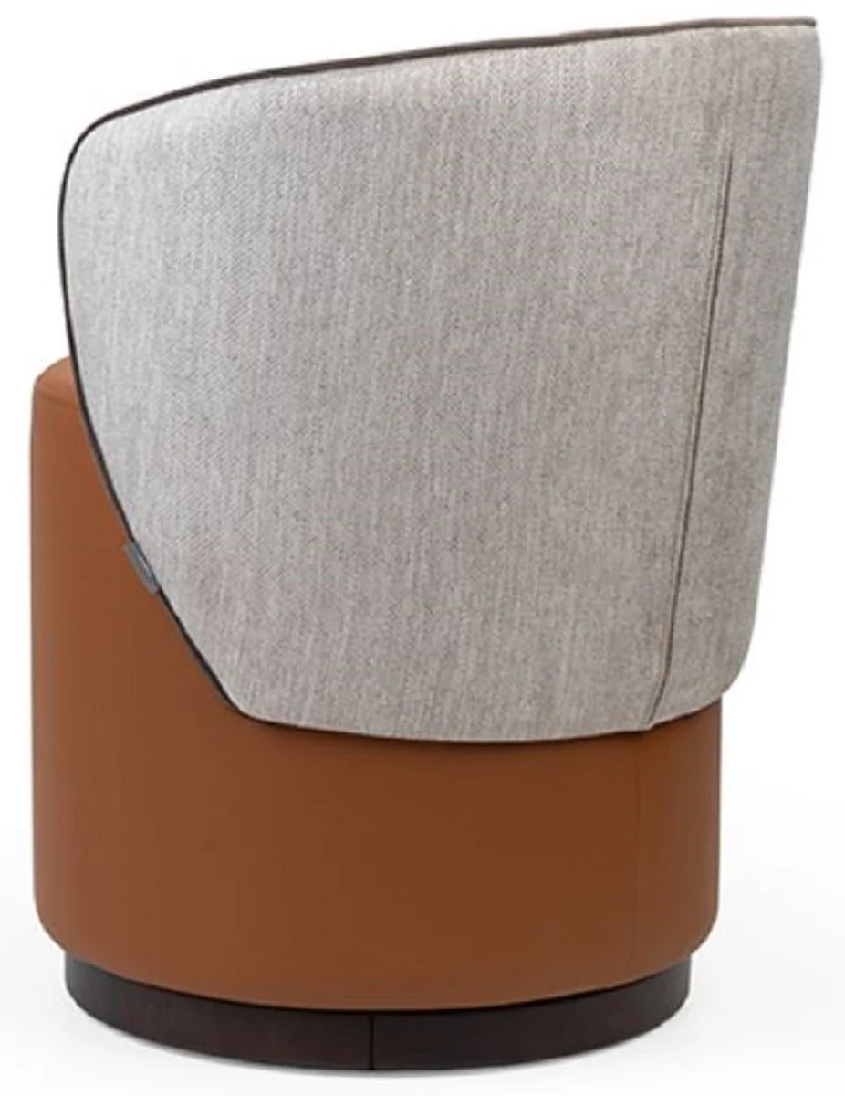 Casa Padrino taburete de lujo marr¨®n / gris A. 78,5 cm - Muebles de lujo de sal¨®n y hotel