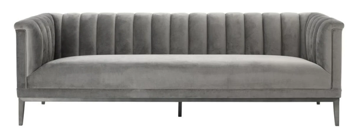 Casa Padrino sofá gris 230 x 86 x H. 75 cm - colección de lujo