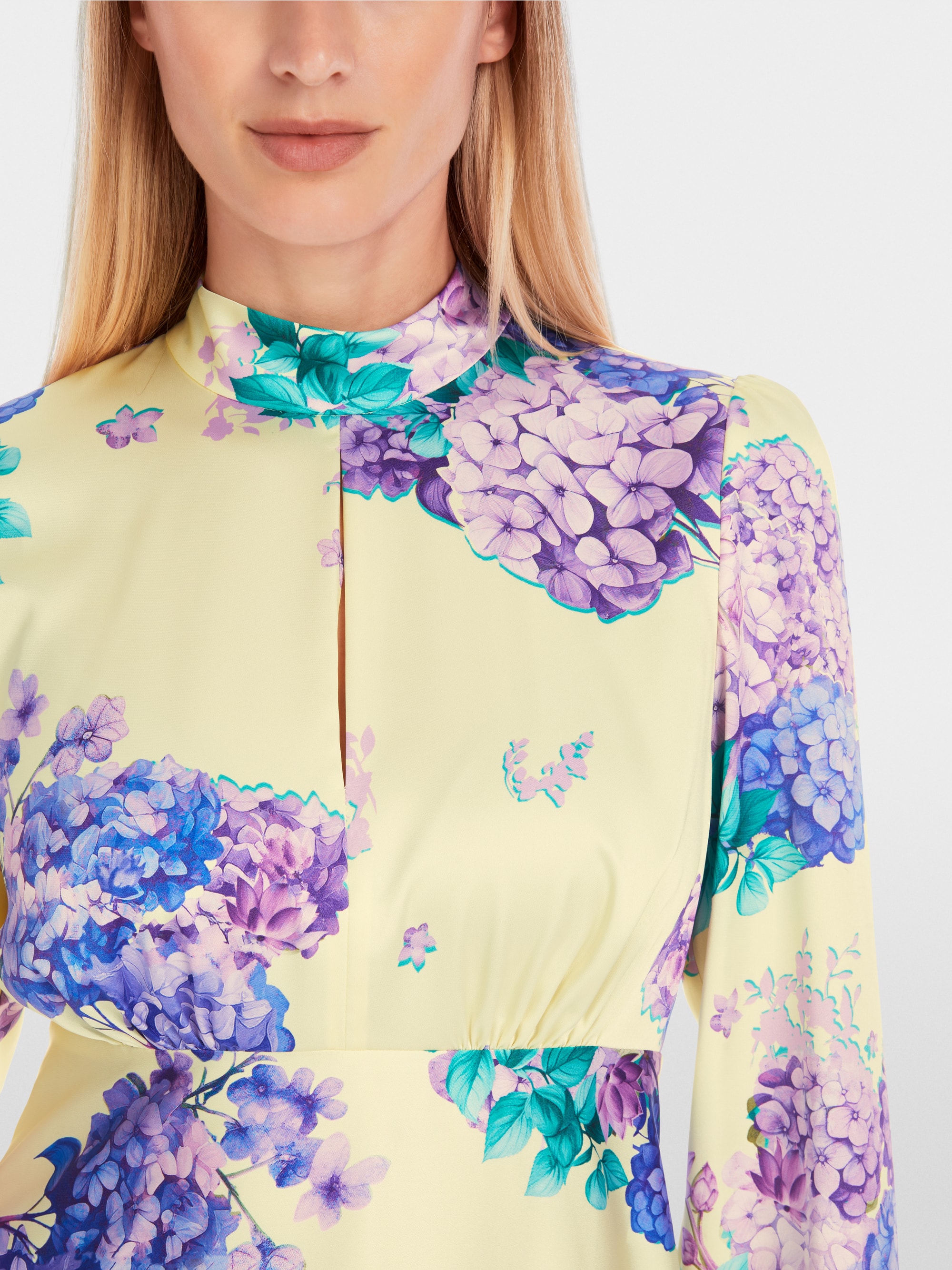 Marc-Cain 70s Rethink Together pussy bow dress