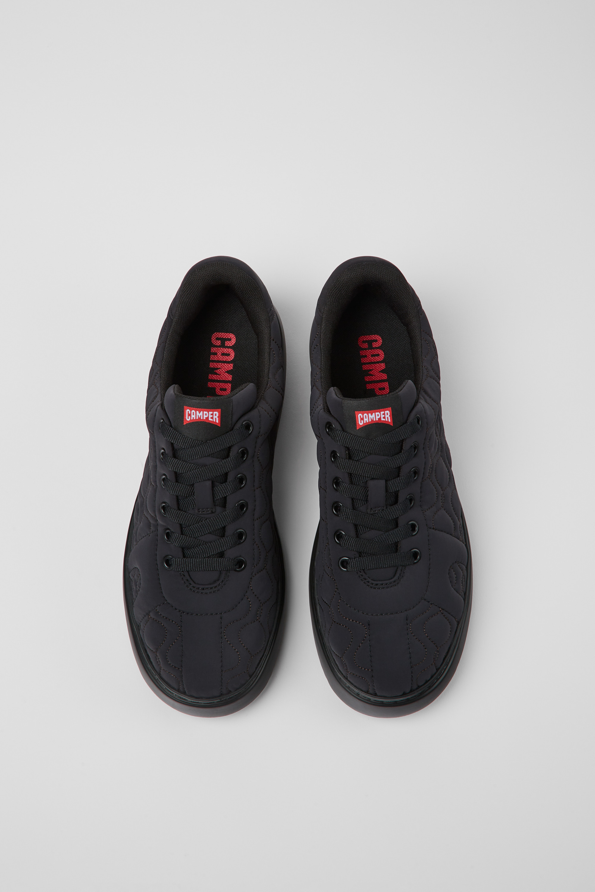 Runner K21 - Black textile sneakers for men