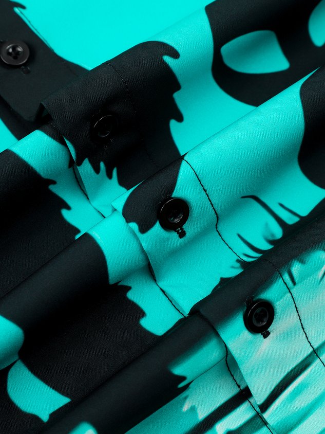 Bigfoot Alien Chest Pocket Short Sleeve Shirt