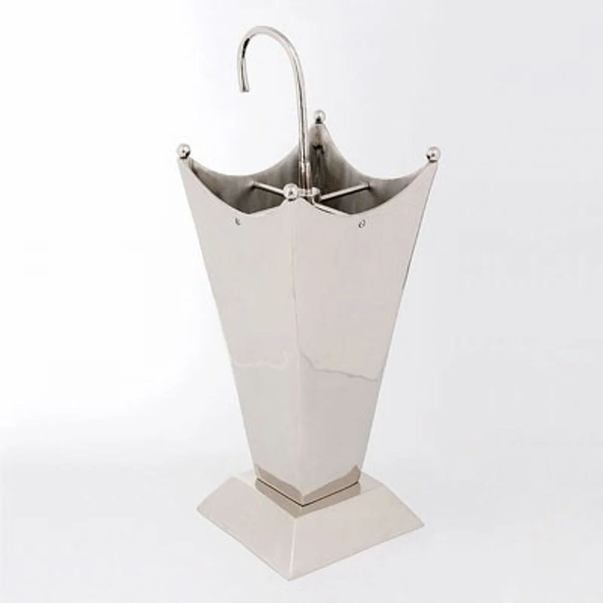 Casa Padrino Umbrella stand Neoklassical Aluminum nickel-plated Screen design