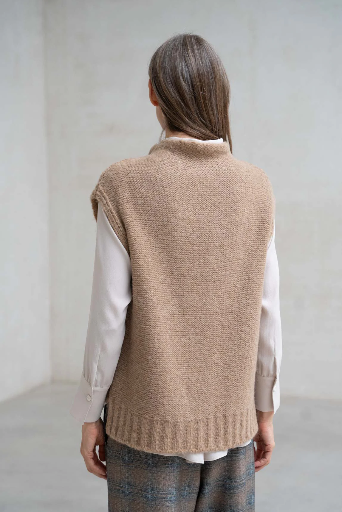 Rivera-spain Chaleco Orio camel