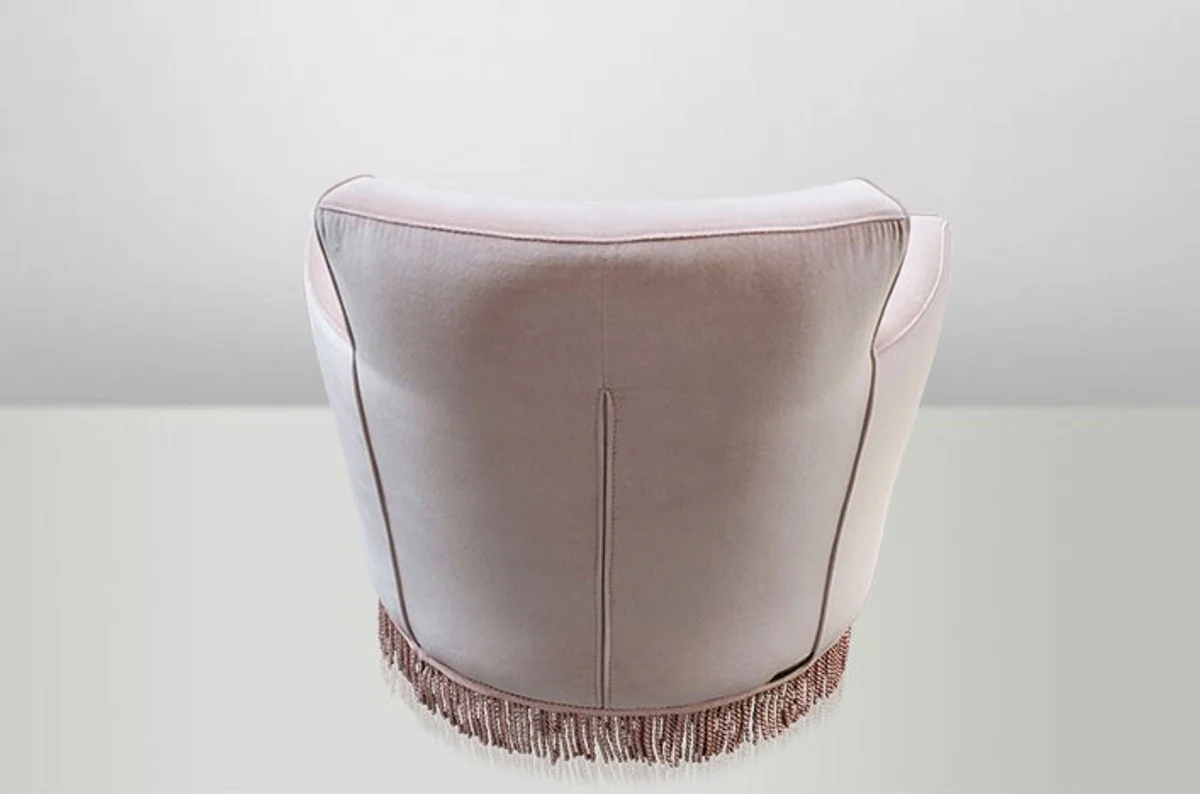 Casa Padrino luxury Art Deco Lounge Chair Rosa - Luxury Collection - Art Nouveau - Belle Epoque