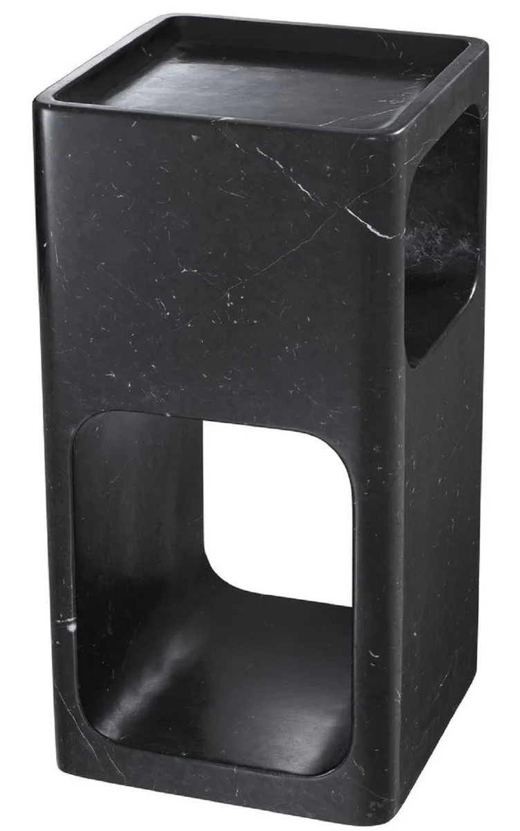 Casa Padrino mesa auxiliar de dise?o de m¨¢rmol negro 28 x 28 x H. 55 cm - Muebles de Sala - Muebles de Dise?o