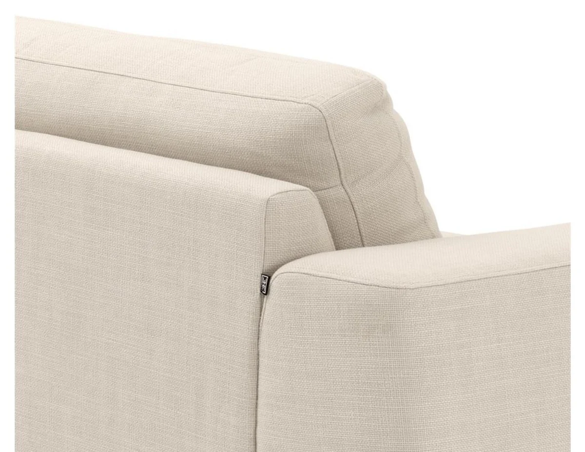 Casa Padrino sof¨¢ de lujo color natural 223 x 93 x H. 80 cm - mobiliario de sal¨®n de lujo