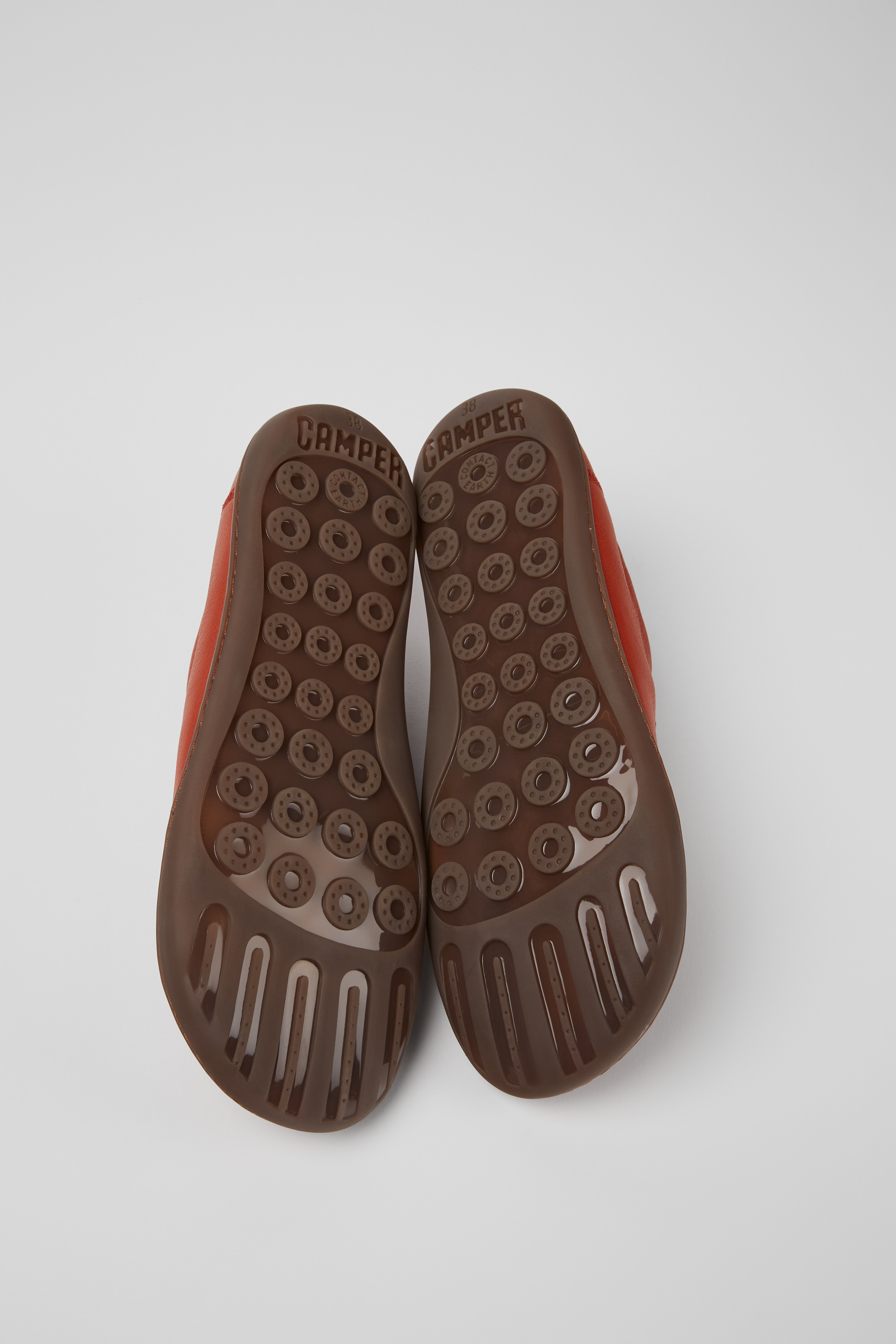 Peu - Red leather shoes for women