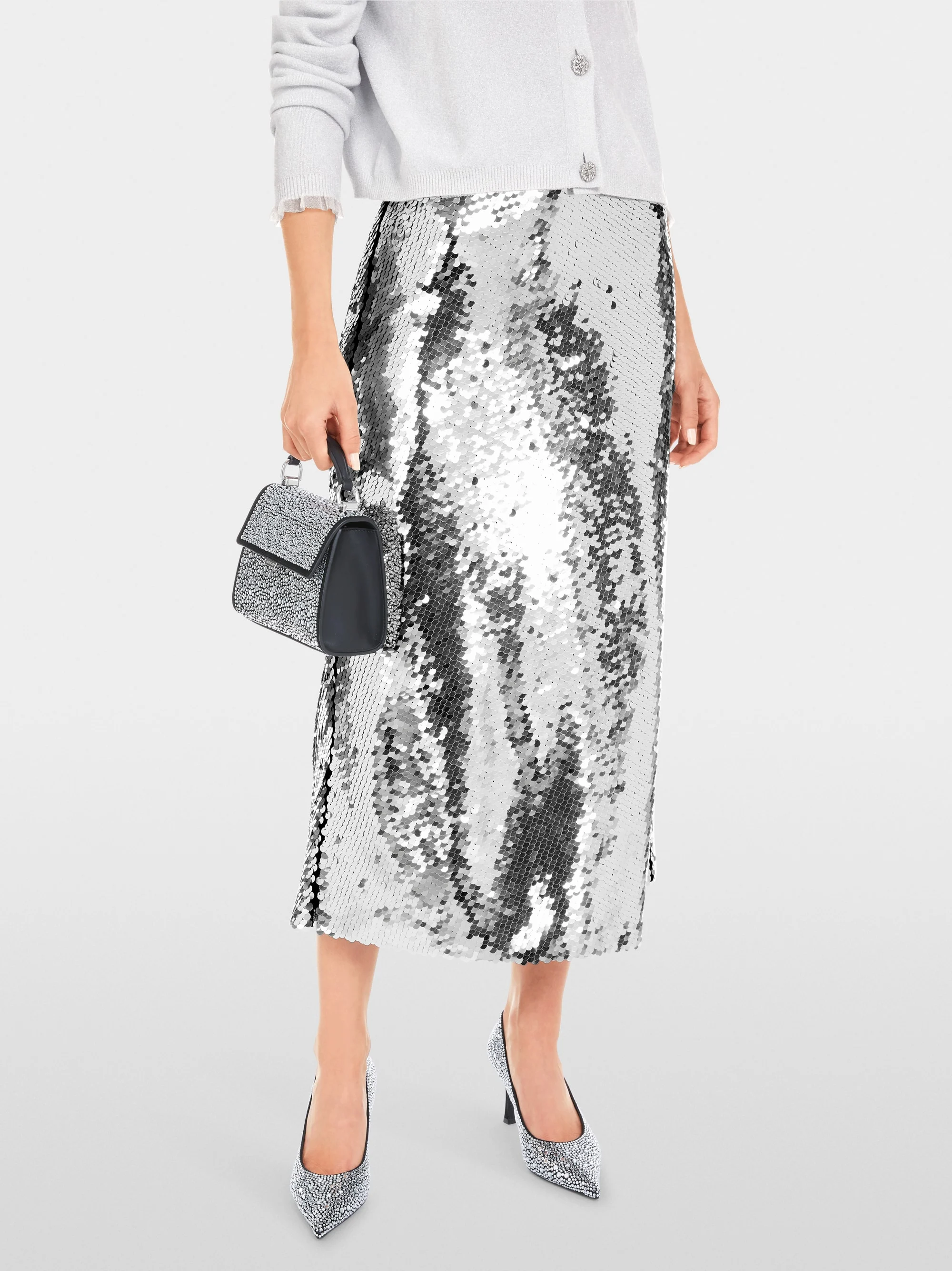 Marc-Cain Calf-length sequin skirt