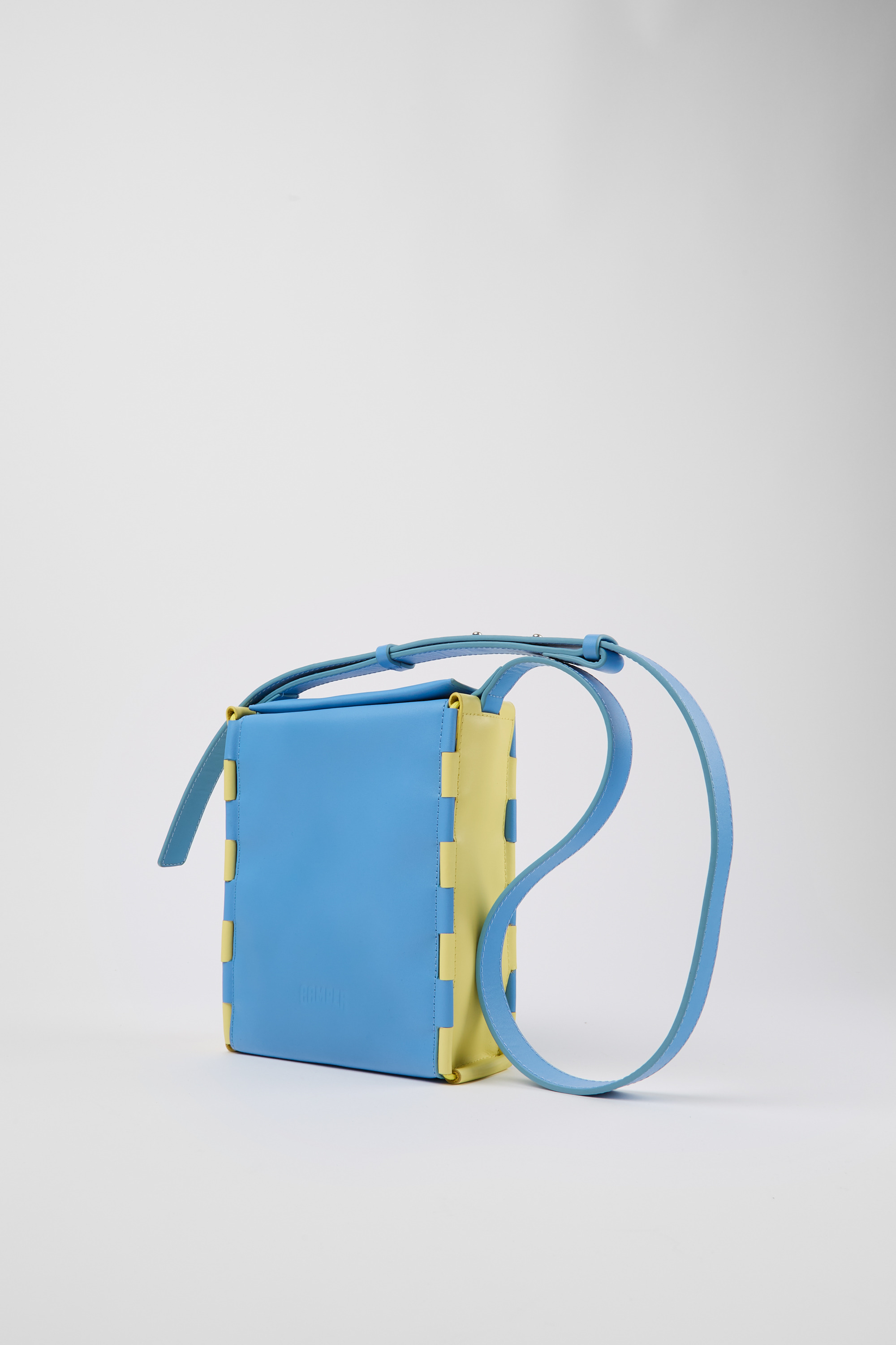 Tie Bags - Blue and yellow crossbody bag