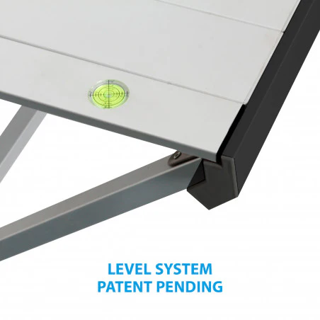 Brunner TITANIUM AXIA 2 - Mesa plegable rectangular 104 X 62 cm.