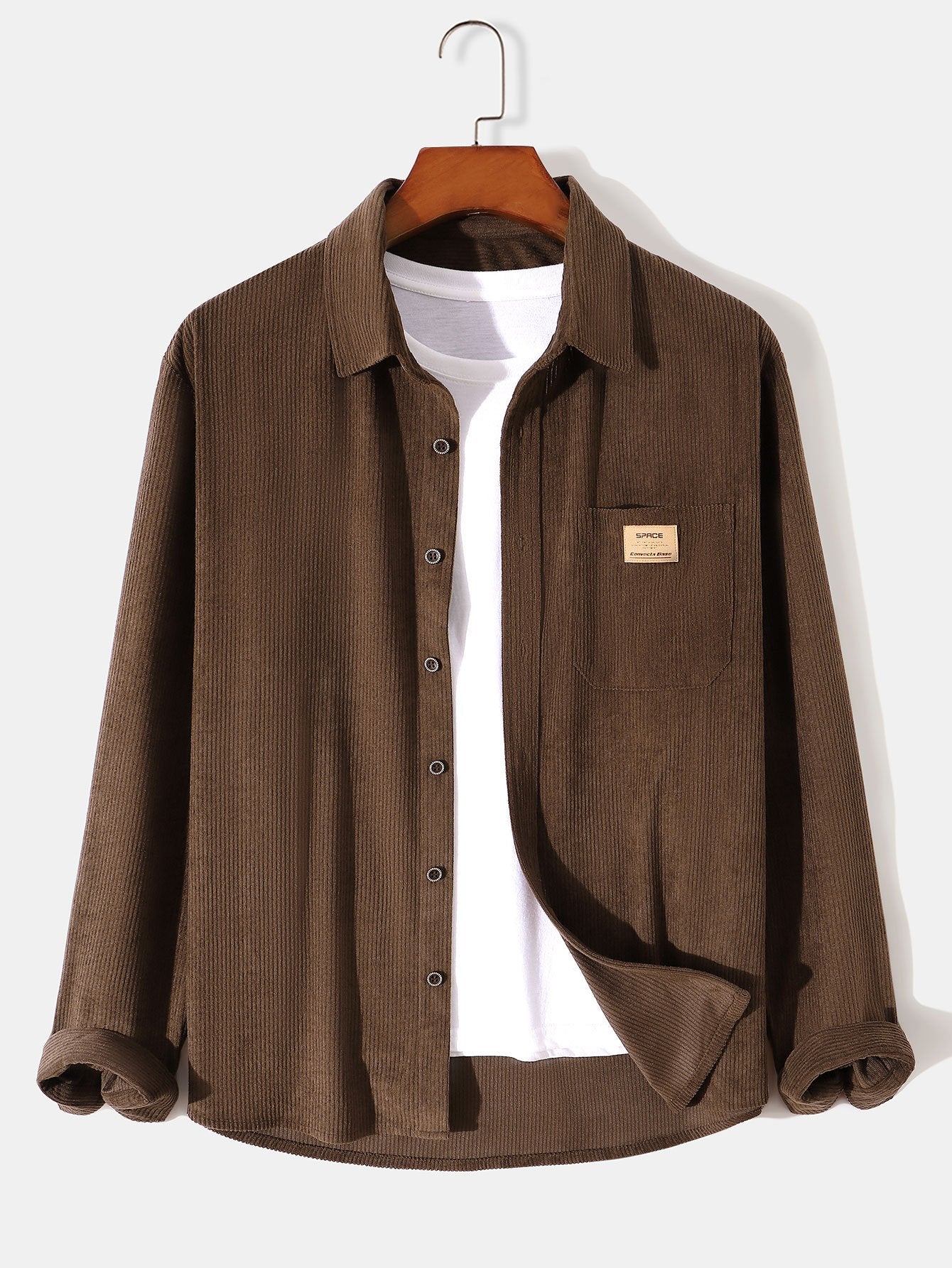 Long Sleeve Corduroy Shirt