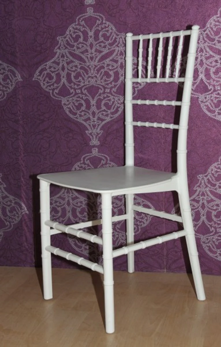 Casa Padrino Polycarbonat Designer Stuhl - Ghost Chair Wei? - Acyrl M?bel - Geisterstuhl - Ghost Stuhl *** Angebot***