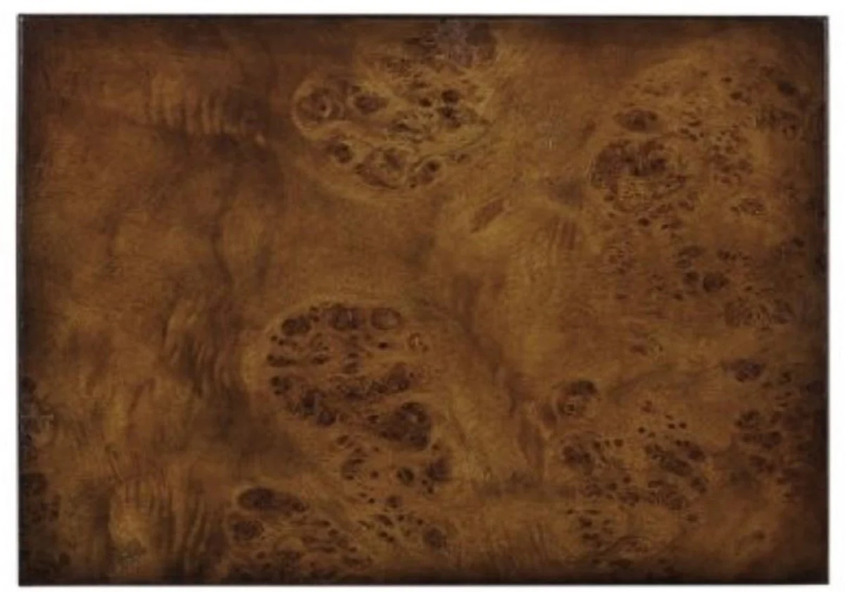 Casa Padrino mesa auxiliar de lujo marr¨®n / marr¨®n oscuro 37 x 34 x H. 73 cm - Mesa Extensible de Caoba