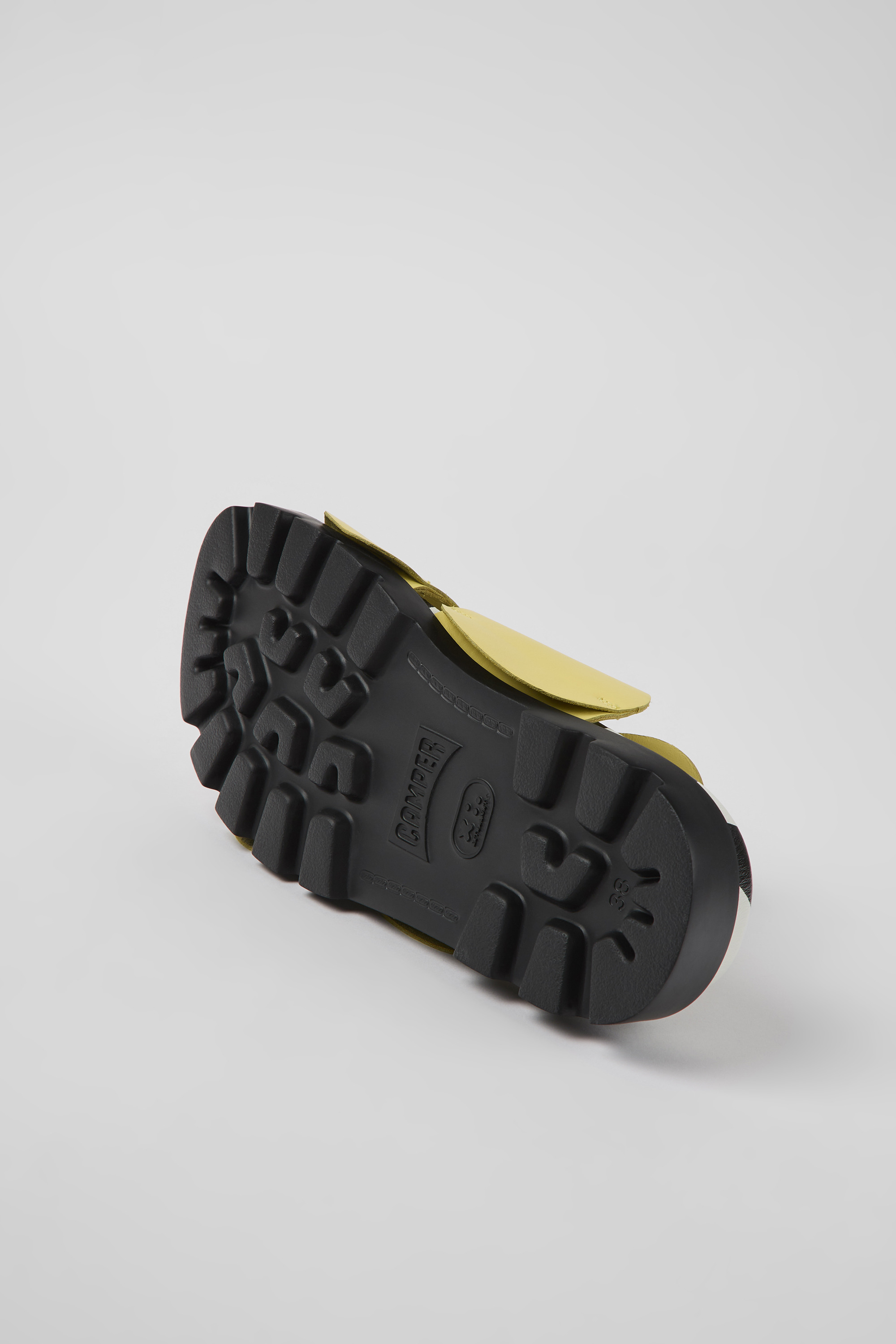 Twins - Yellow leather sandals for women