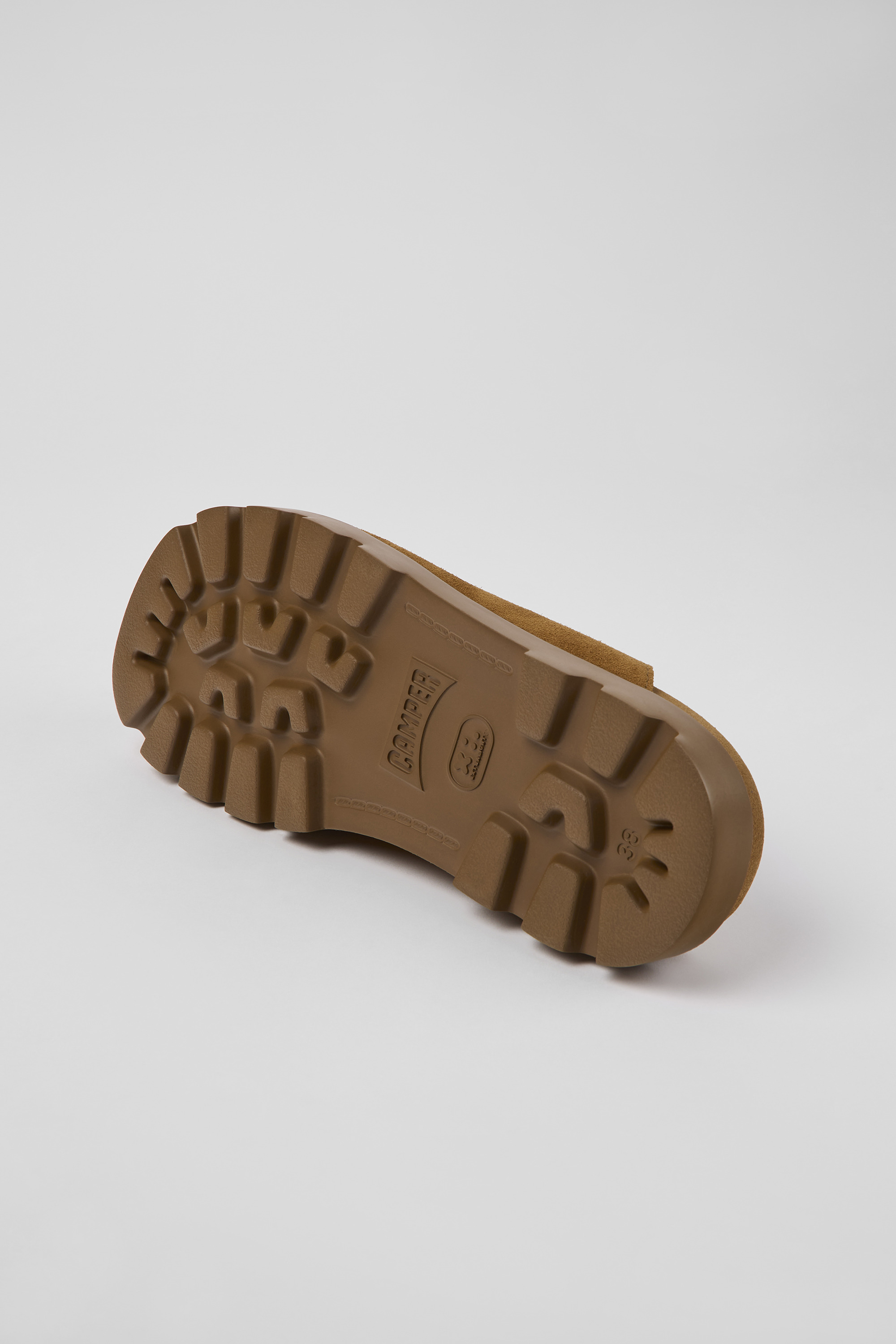 Brutus Sandal - Brown leather clogs for women