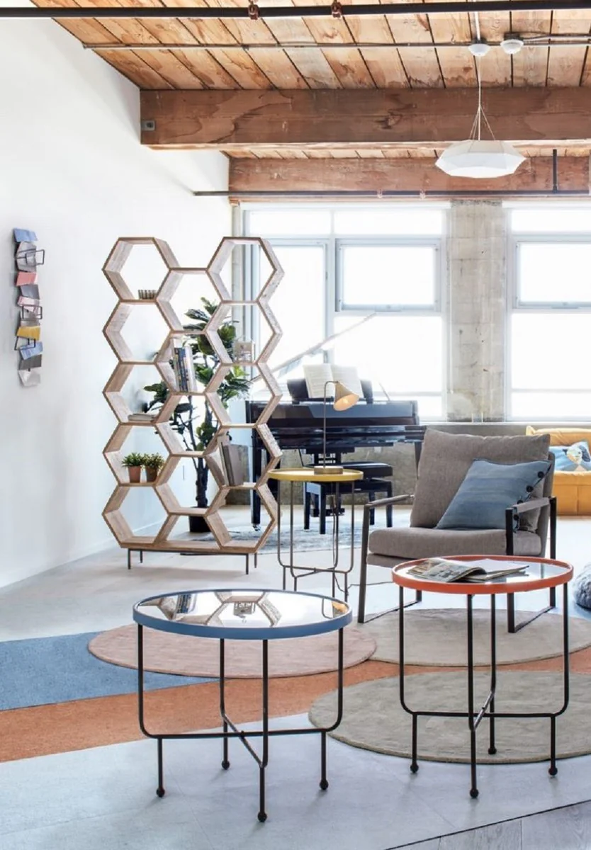 Casa Padrino armario de libros de lujo marr¨®n / negro 100 x 30 x A. 186 cm - Armario de madera maciza - Armario estanter¨ªa - Armario de sal¨®n - Armario de oficina - Muebles de lujo