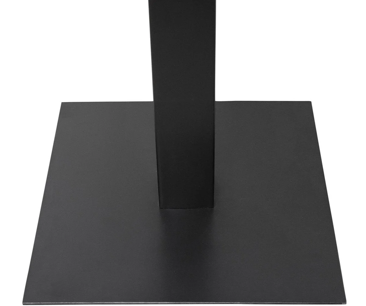 Casa Padrino luxury bar table natural colors / black 70 x 70 x H. 101 cm - Gastronomy & Bar Furniture