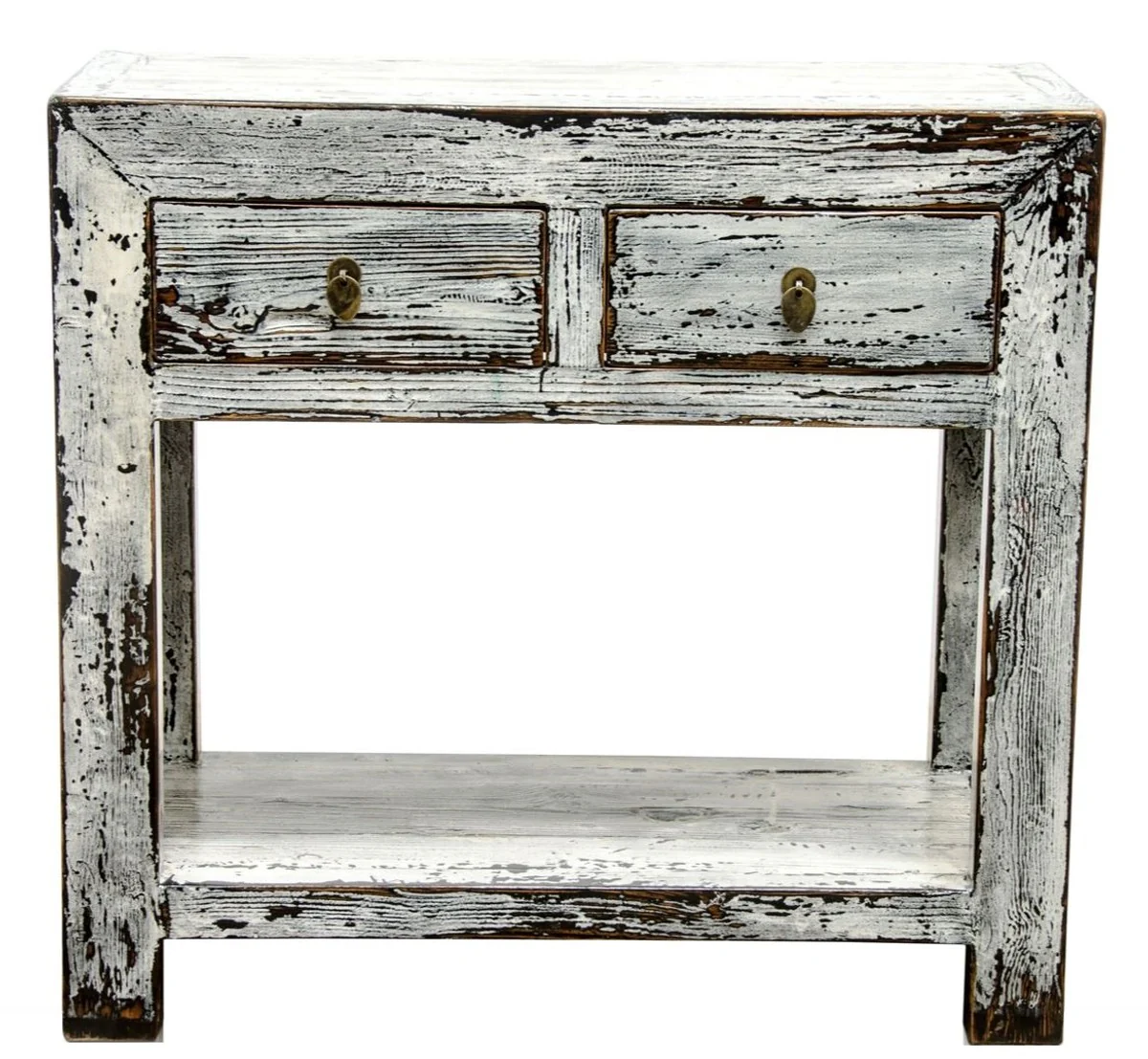 Casa Padrino consola de estilo country estilo antiguo blanco 90 x 40 x H. 85 cm - Muebles de Estilo Country