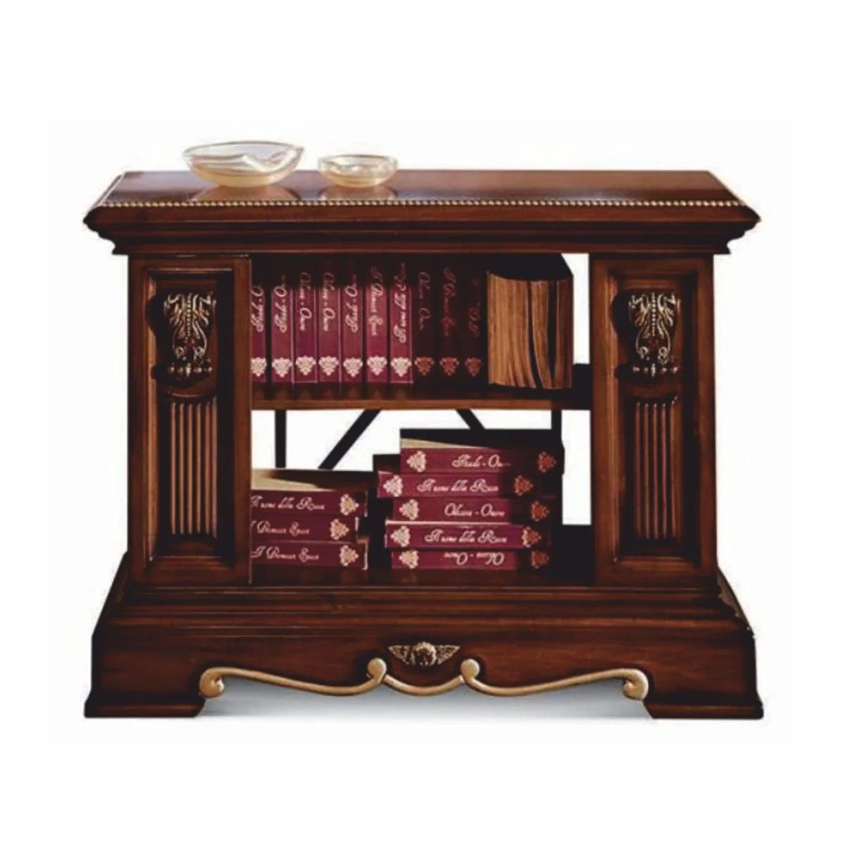 Casa Padrino consola barroco de lujo marr¨®n / oro 100 cm - Hecho en Italia