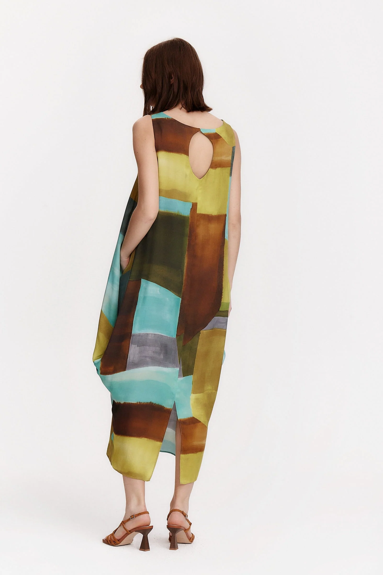 Rivera-spain Vestido Alma estampado geométrico